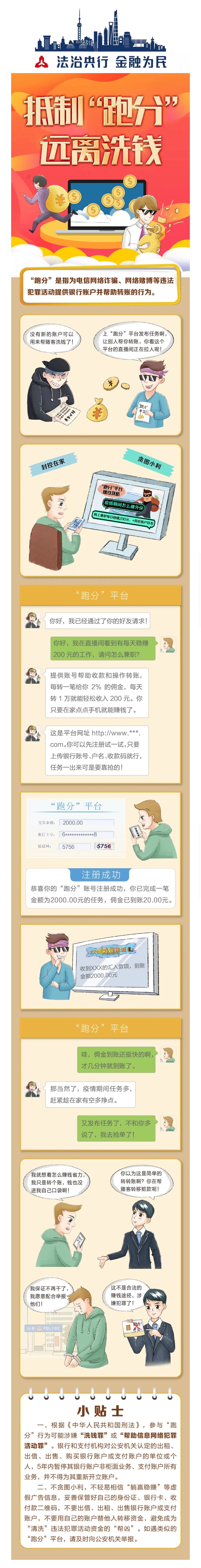 助力全民抗疫·反洗钱系列宣传之一：抵制“跑分”，远离洗钱.jpg